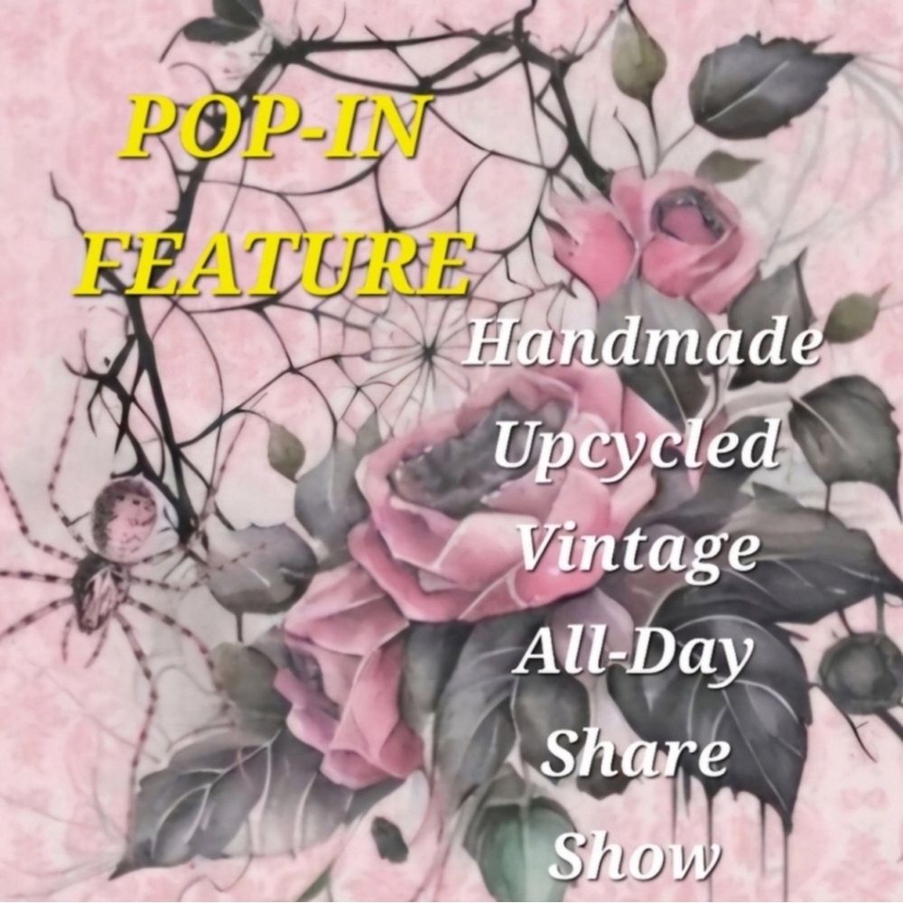 Pop in Feature in @crochet_diva820 Share Show Handmade Upcycled & Vintage